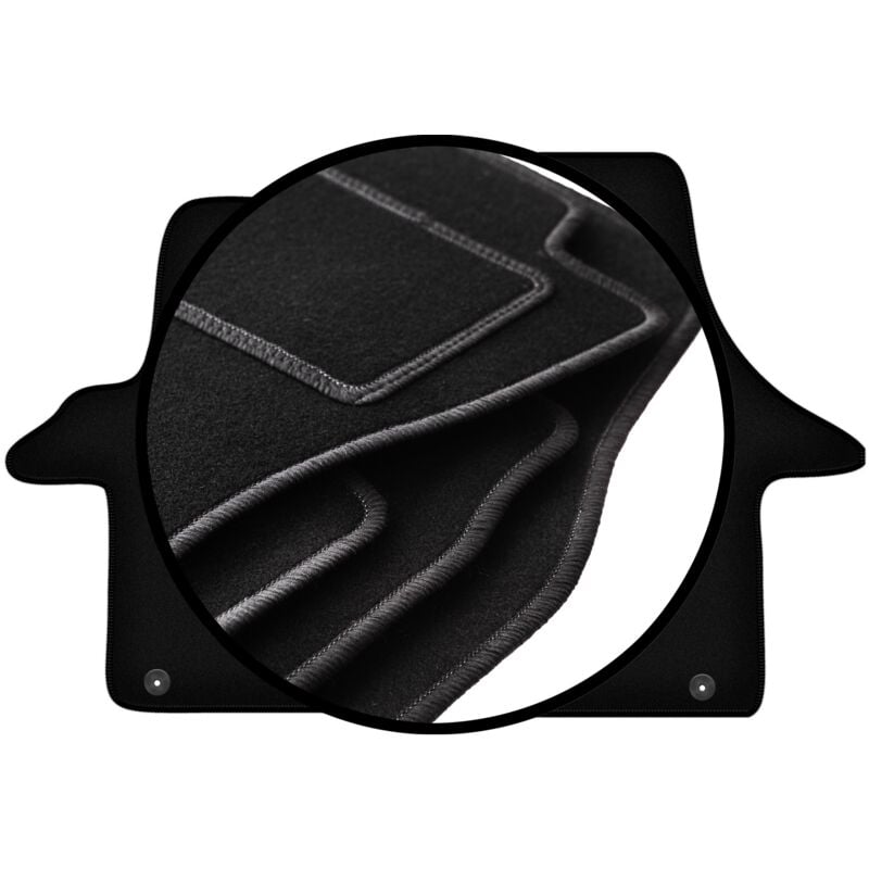 foto del prodotto set completo di tappetini in velluto per furgone per consegne volkswagen transporter t6 2015 