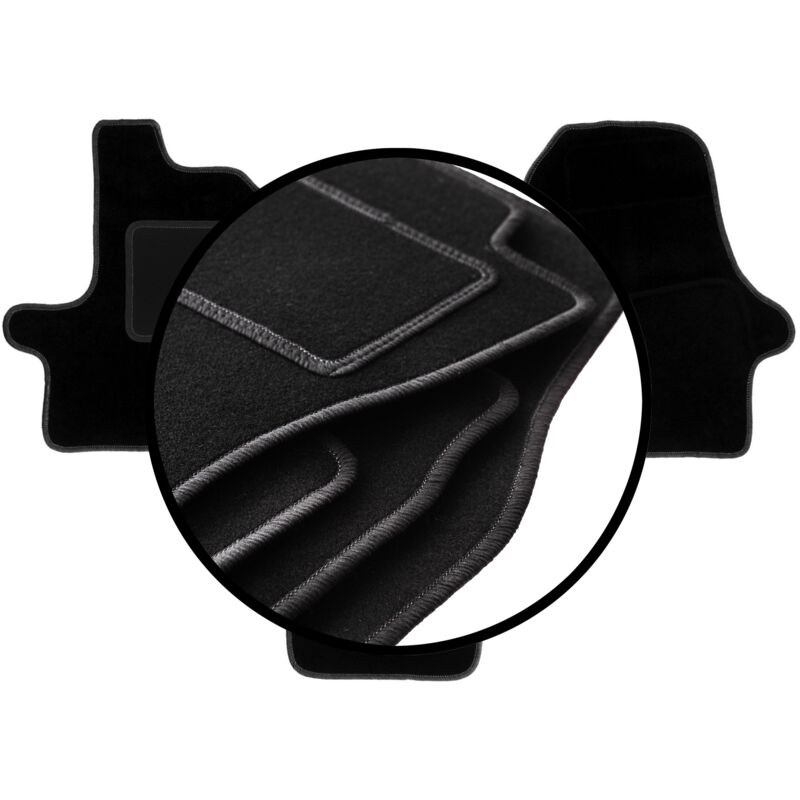 foto del prodotto set completo di tappetini in velluto per furgone peugeot boxer ii 2006 2014 