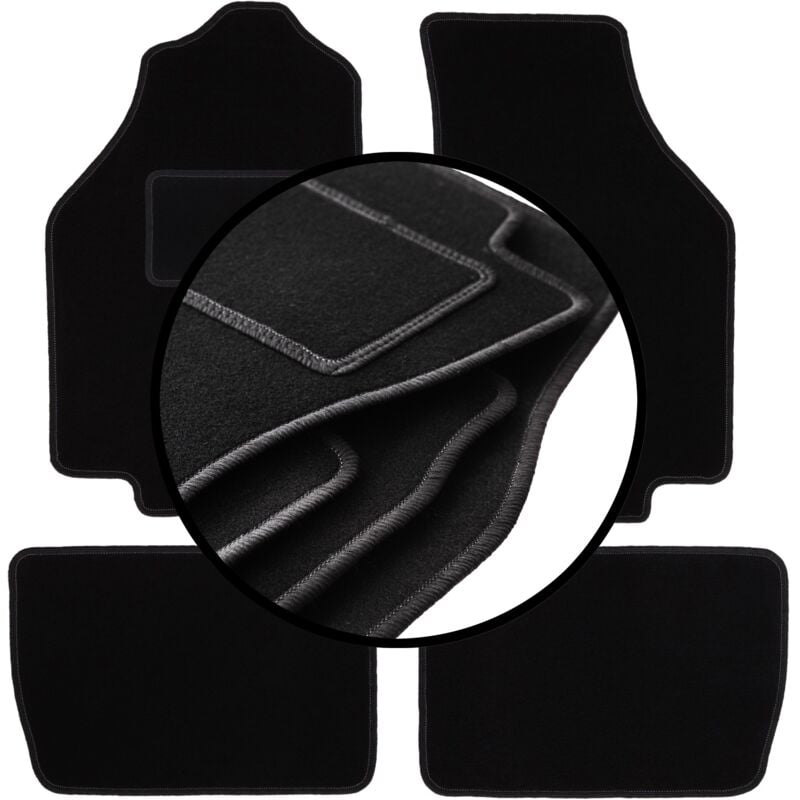 foto del prodotto set completo di tappetini in velluto per honda civic iii hatchback 1983 1987 
