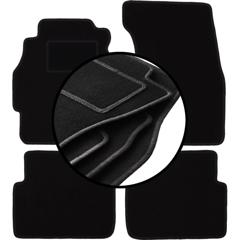 foto del prodotto set completo di tappetini in velluto per honda civic vi hatchback 3 porte 1995 2001 