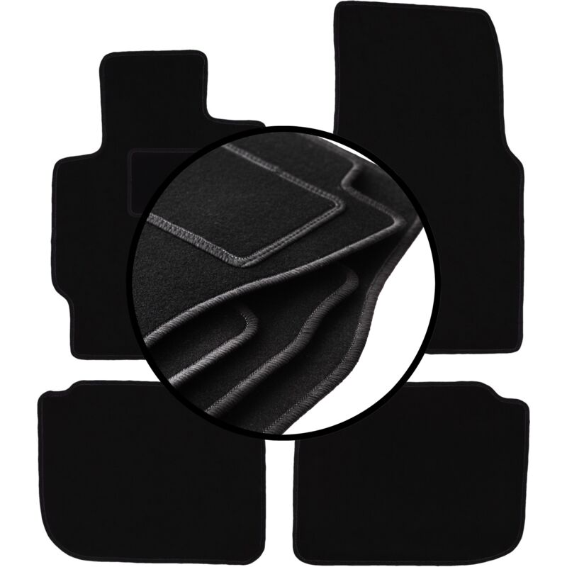 foto del prodotto set completo di tappetini in velluto per honda cr v i suv 1995 2001 