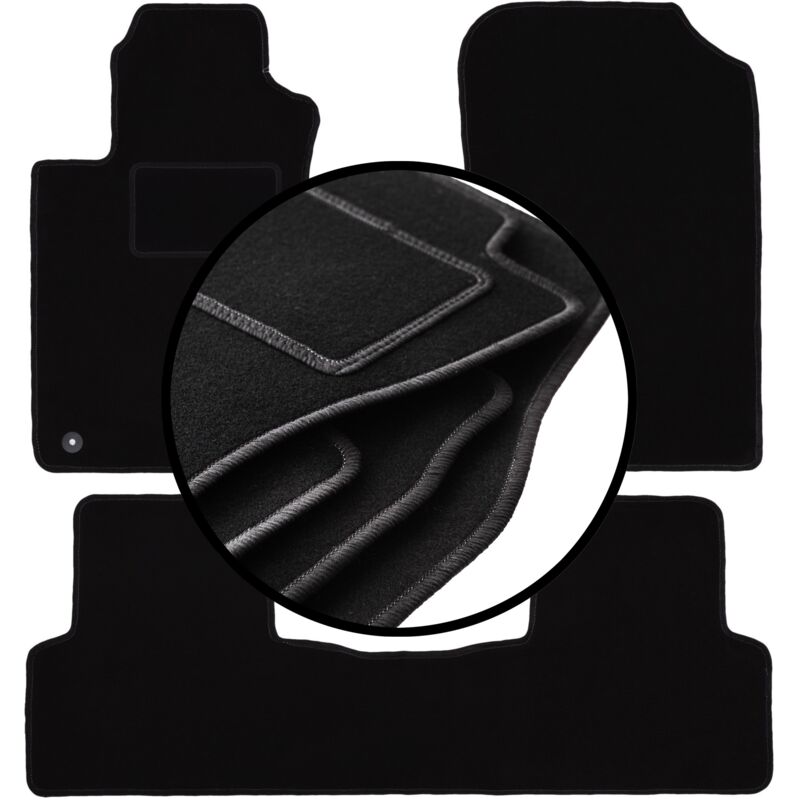 foto del prodotto set completo di tappetini in velluto per honda cr v iii suv 2006 2012 