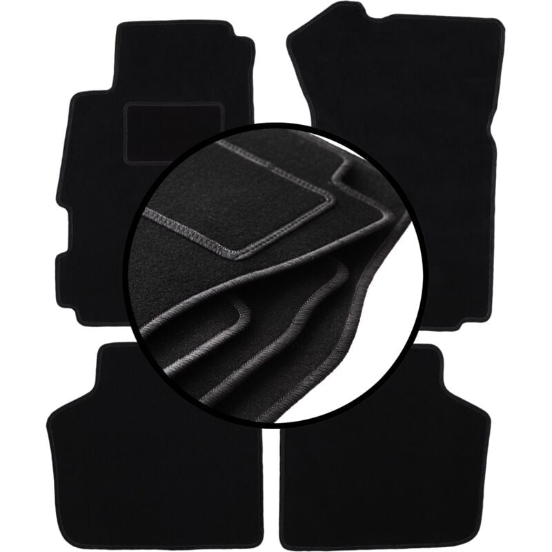 foto del prodotto set completo di tappetini in velluto per honda legend ii berlina 1991 1996 