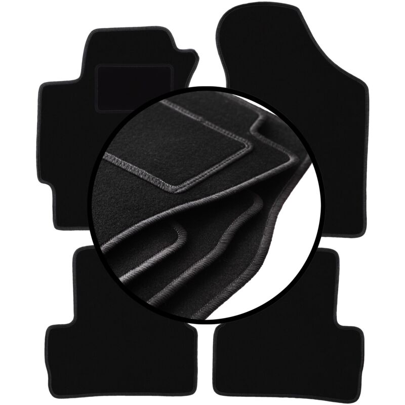 foto del prodotto set completo di tappetini in velluto per hyundai coupe ii gk coupe 2001 2008 