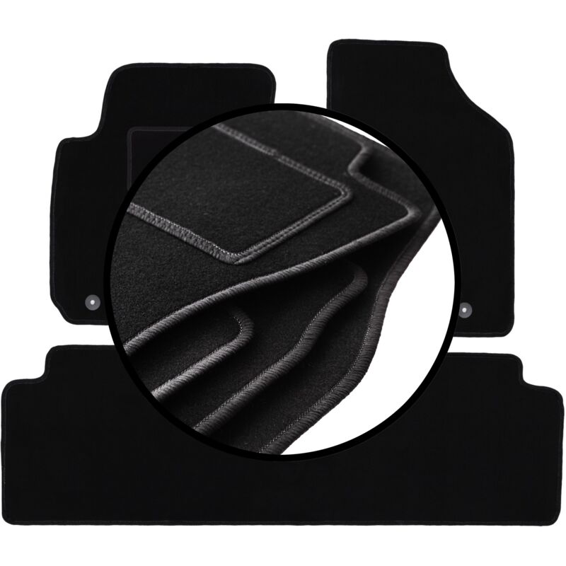 foto del prodotto set completo di tappetini in velluto per hyundai tucson i suv 2004 2010 