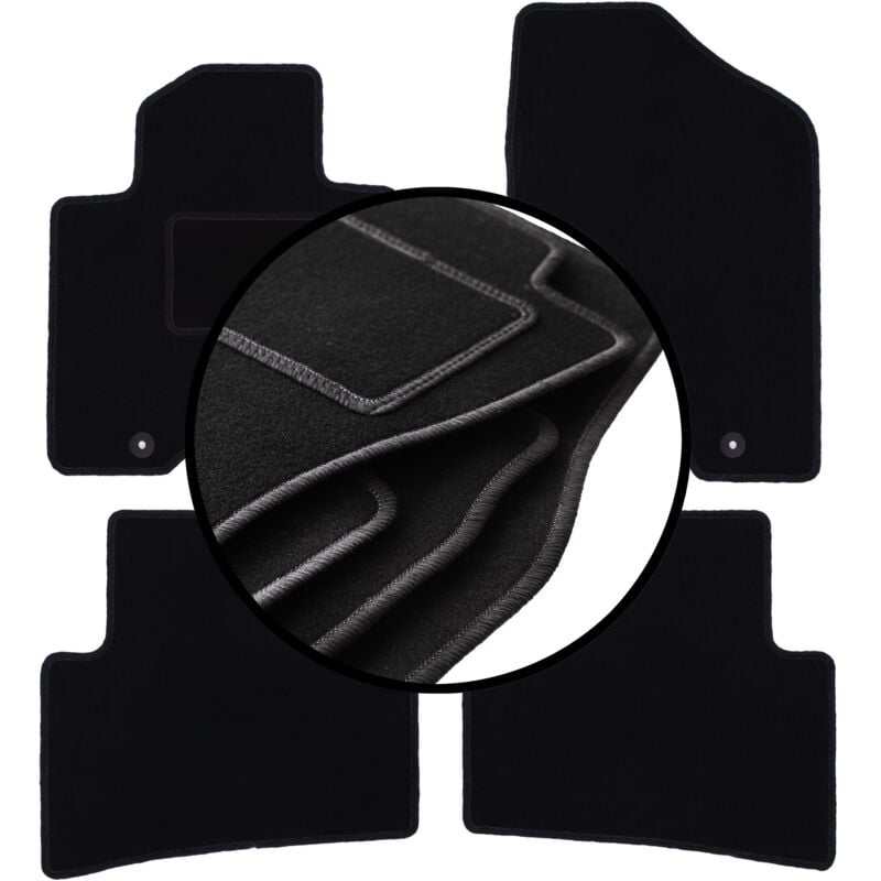 foto del prodotto set completo di tappetini in velluto per hyundai tucson iii suv 2015 