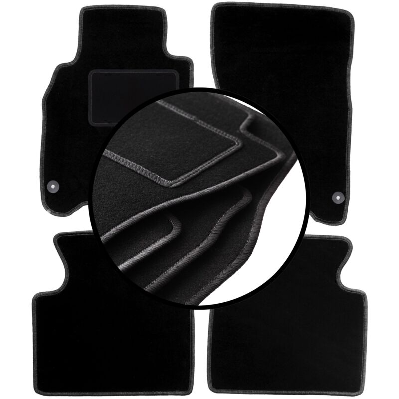 foto del prodotto set completo di tappetini in velluto per infiniti m hybrid berlina 2010 