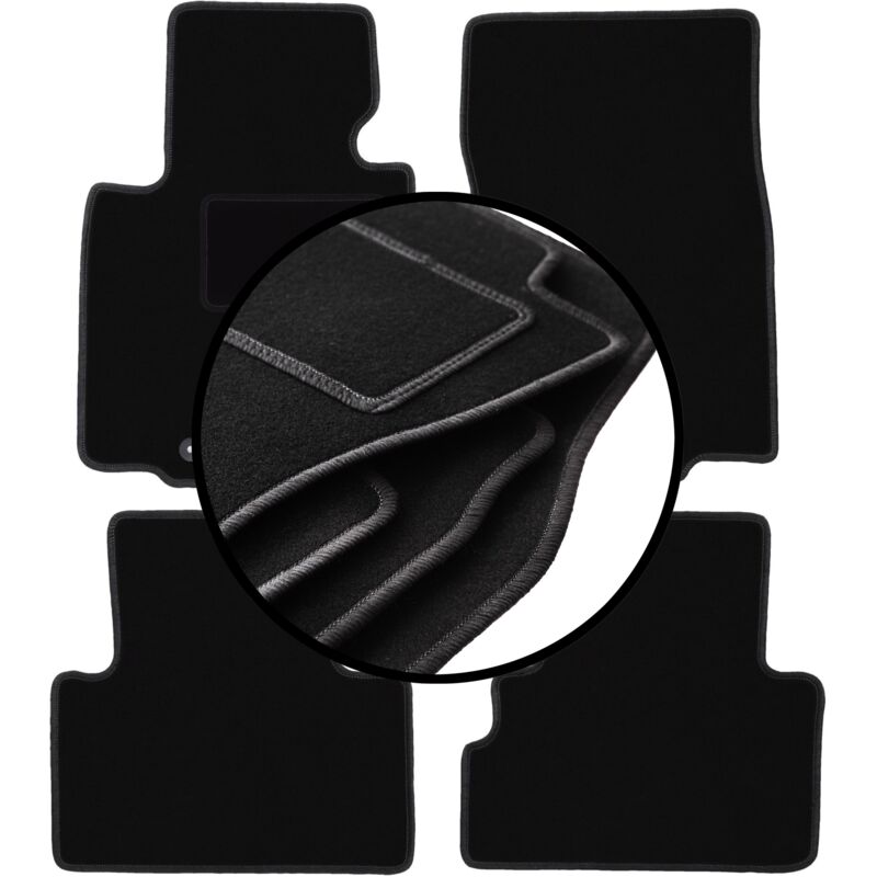 foto del prodotto set completo di tappetini in velluto per infiniti qx70 suv 2008 2017 