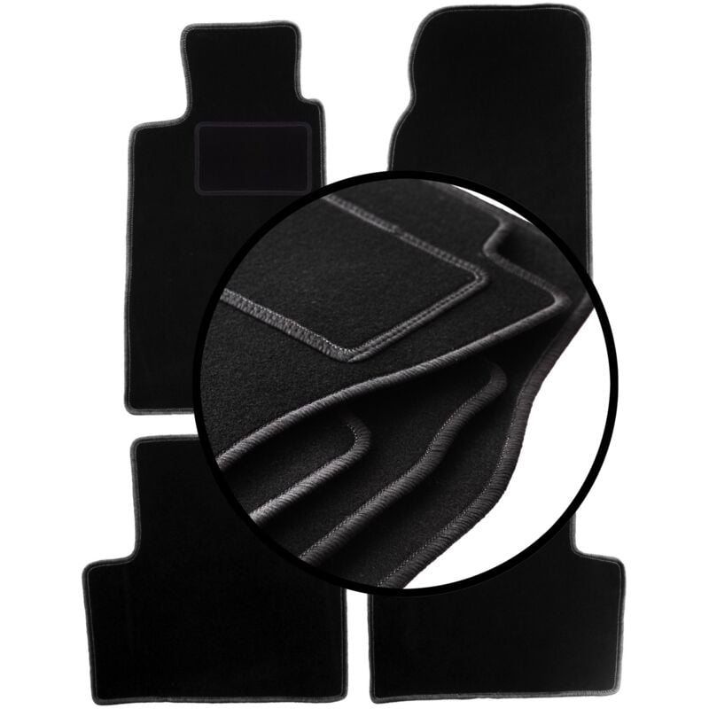 foto del prodotto set completo di tappetini in velluto per jaguar xj6 x300 berlina 1994 1997 