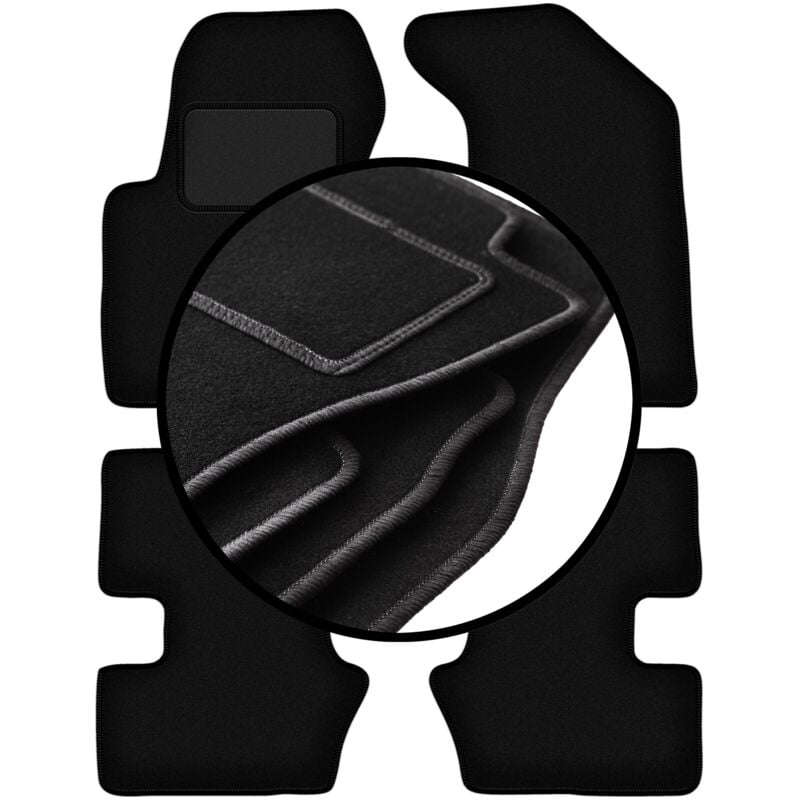foto del prodotto set completo di tappetini in velluto per jeep patriot off road 2006 2016 