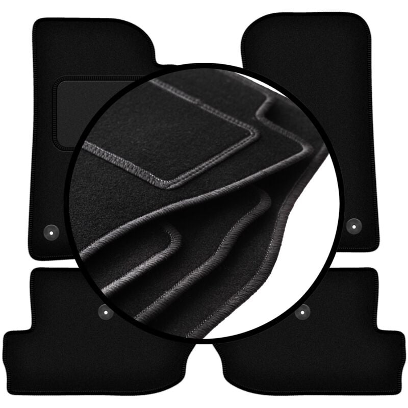 foto del prodotto set completo di tappetini in velluto per jeep wrangler iv off road 2017 
