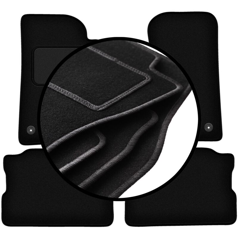 foto del prodotto set completo di tappetini in velluto per jeep wrangler iv rubicon off road 2017 