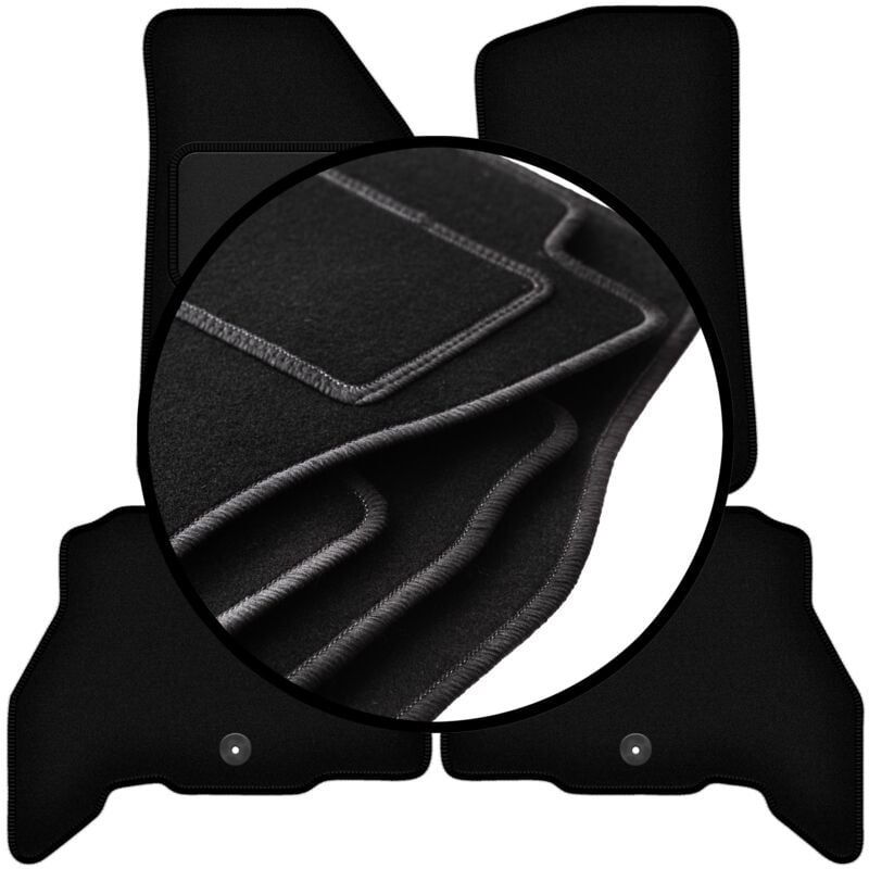 foto del prodotto set completo di tappetini in velluto per jeep wrangler jl 4xe 5 porte 2021 2023 
