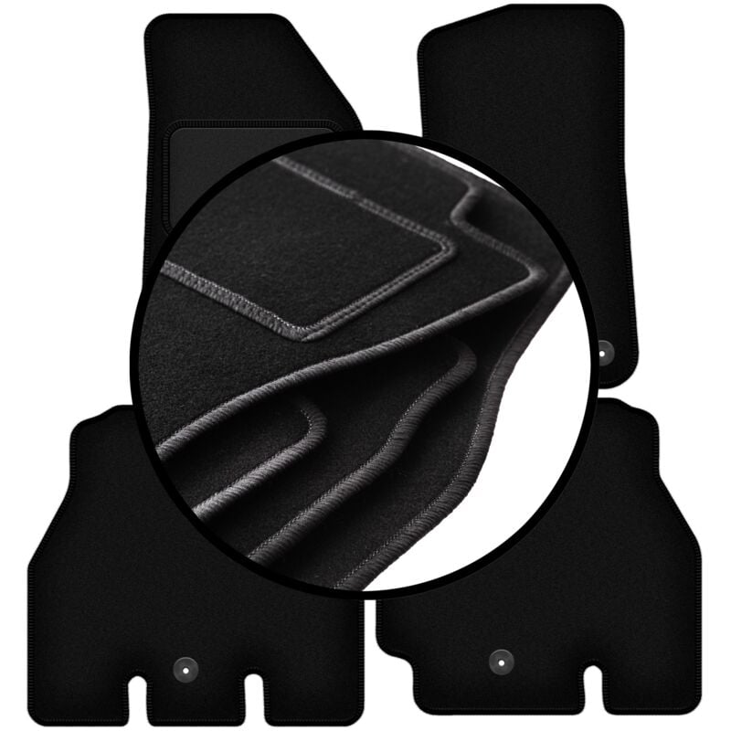 foto del prodotto set completo di tappetini in velluto per jeep wrangler jl 5 porte 2018 2023 