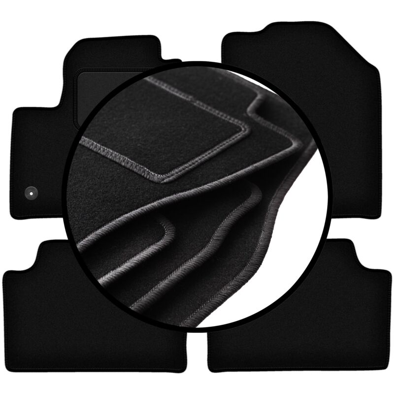 foto del prodotto set completo di tappetini in velluto per kia e soul ii soul ev hatchback 2020 