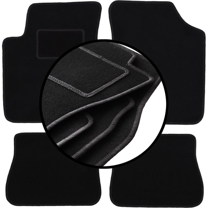 foto del prodotto set completo di tappetini in velluto per kia picanto i hatchback 2003 2011 