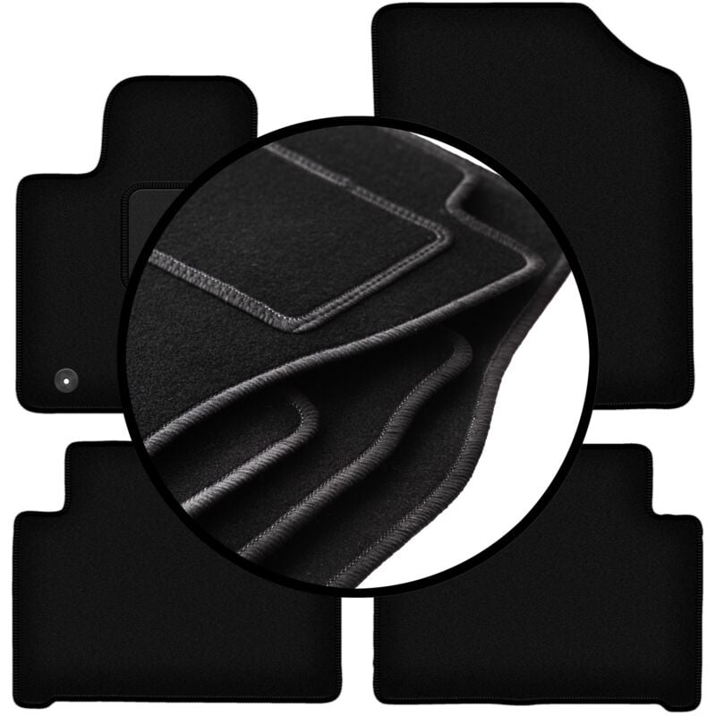 foto del prodotto set completo di tappetini in velluto per kia sorento iv suv 2020 
