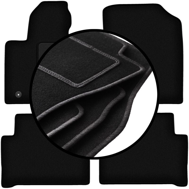 foto del prodotto set completo di tappetini in velluto per kia sorento iv xl hybrid suv 2020 