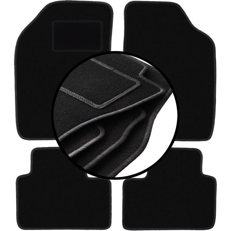 foto del prodotto set completo di tappetini in velluto per lancia ypsilon i hatchback 1996 2003 