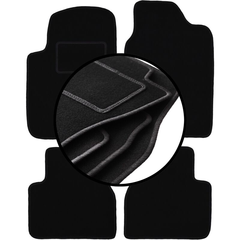 foto del prodotto set completo di tappetini in velluto per land rover freelander i suv 1996 2006 