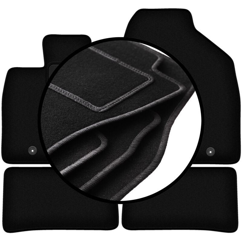 foto del prodotto set completo di tappetini in velluto per lexus ct 200h hatchback 2010 2020 