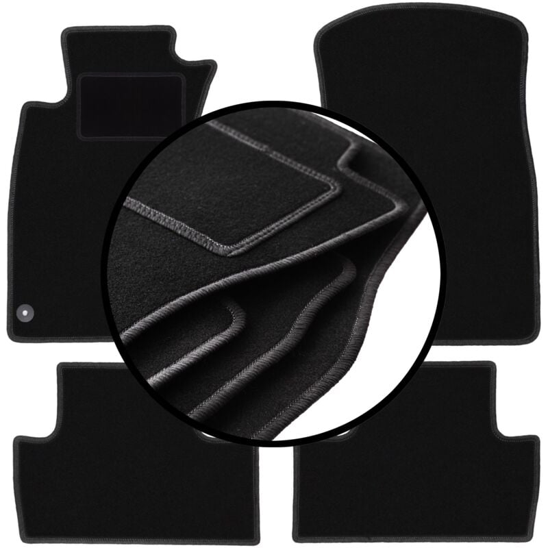 foto del prodotto set completo di tappetini in velluto per lexus is ii 4wd berlina 2005 2013 