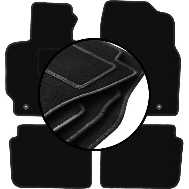 foto del prodotto set completo di tappetini in velluto per mazda cx 5 i suv 2012 2017 