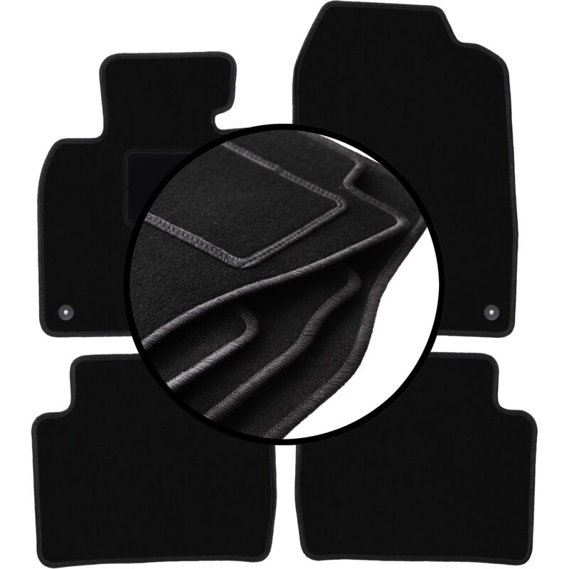 foto del prodotto set completo di tappetini in velluto per mazda cx 5 ii suv 2017 