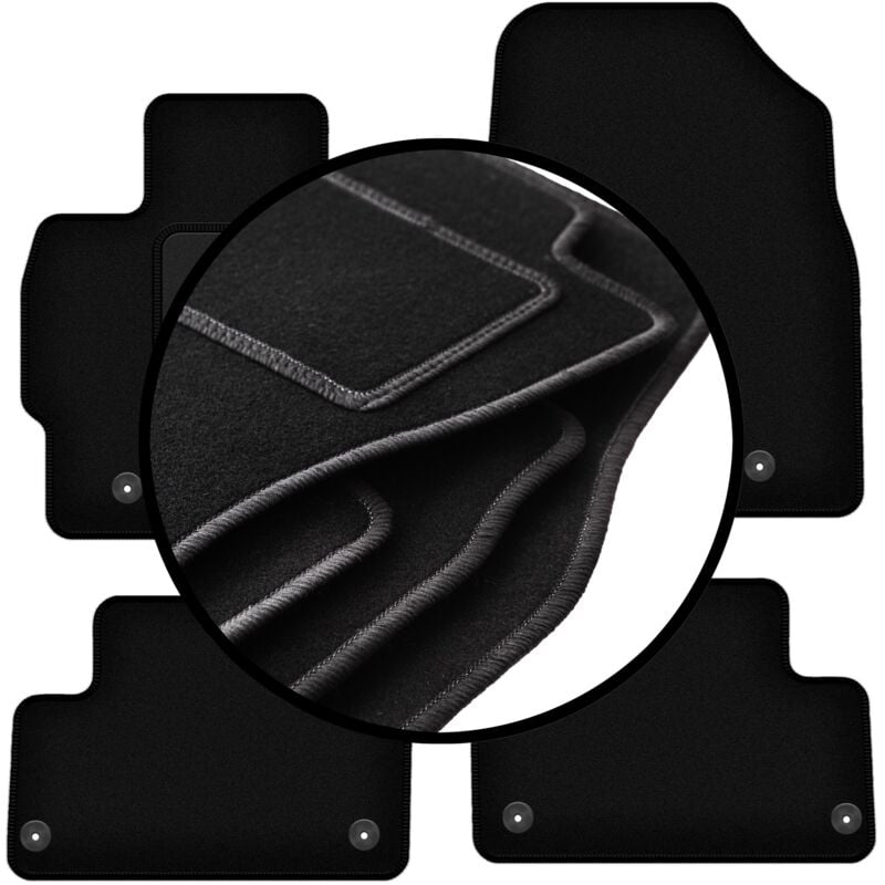 foto del prodotto set completo di tappetini in velluto per mazda cx 7 suv 2006 2009 