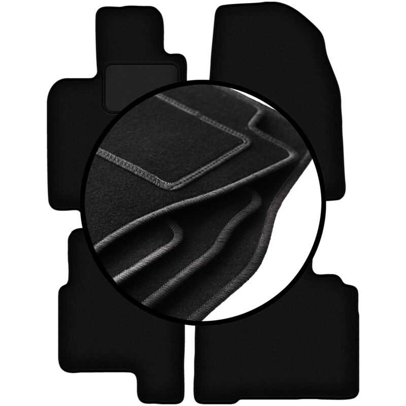 foto del prodotto set completo di tappetini in velluto per mazda cx 9 i suv 2006 2015 