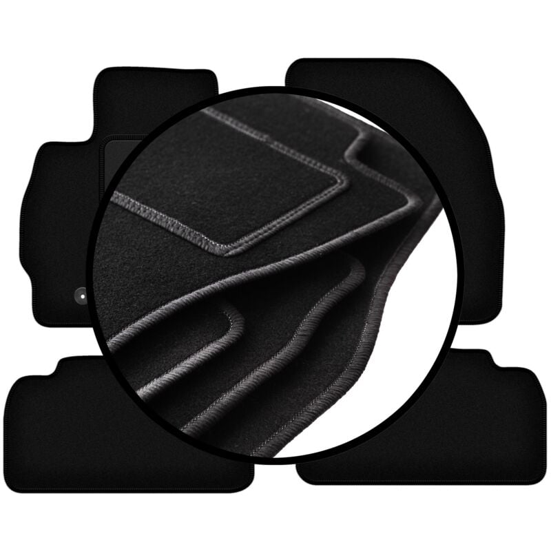 foto del prodotto set completo di tappetini in velluto per mazda premacy iii minivan 2010 