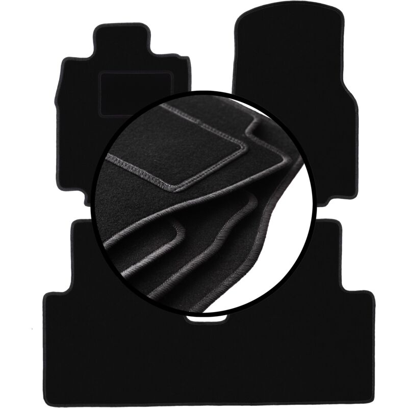 foto del prodotto set completo di tappetini in velluto per mercedes a w168 family minivan 2001 2005 