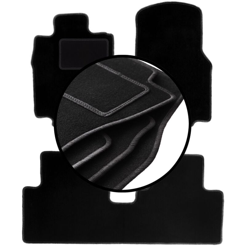 foto del prodotto set completo di tappetini in velluto per mercedes a w168 hatchback 1997 2005 