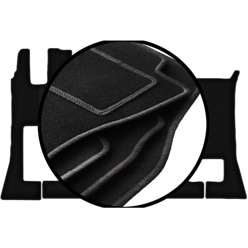 foto del prodotto set completo di tappetini in velluto per mercedes actros mp5 camion (2019-)