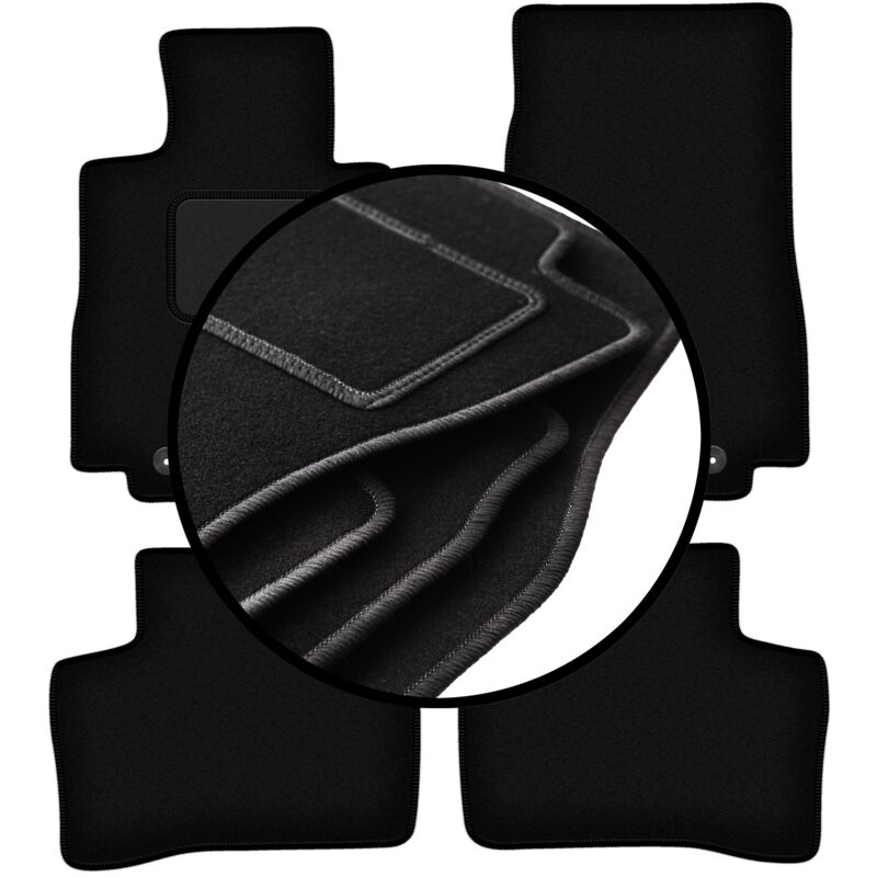 foto del prodotto set completo di tappetini in velluto per mercedes eqc n293 suv 2019 