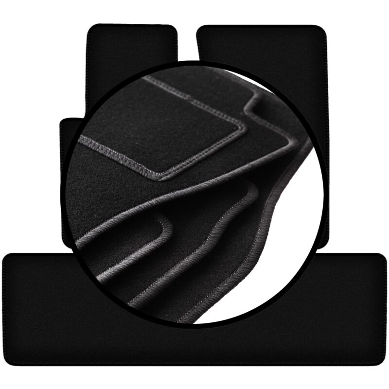 foto del prodotto set completo di tappetini in velluto per mercedes g w461 fuoristrada 1978 2008 