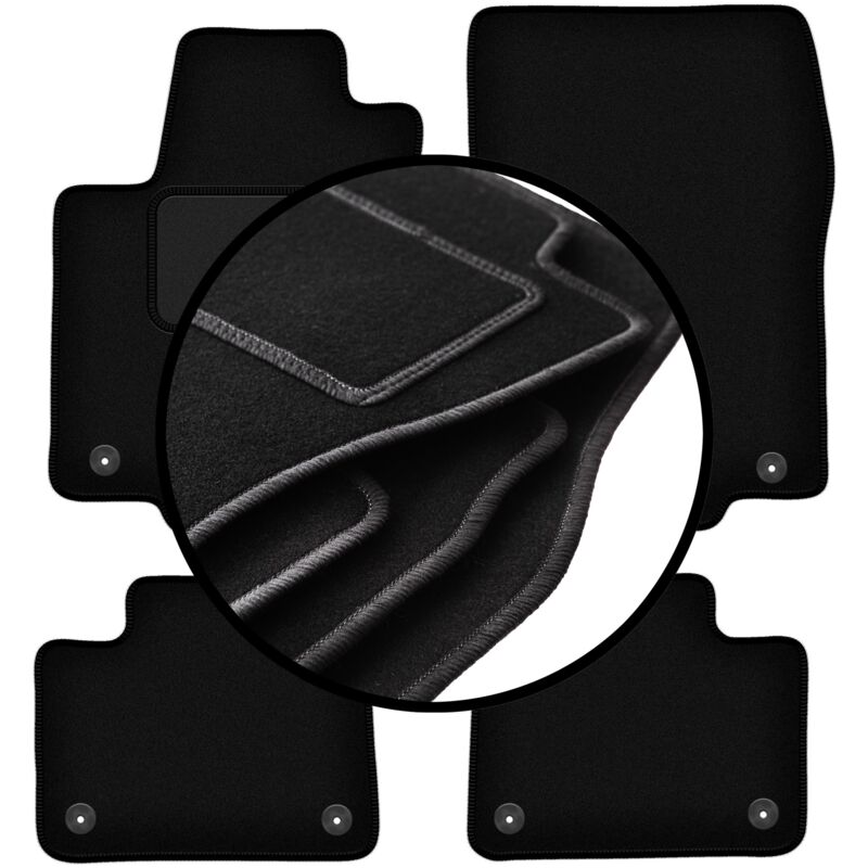 foto del prodotto set completo di tappetini in velluto per mercedes gl x166 suv 2012 2015 