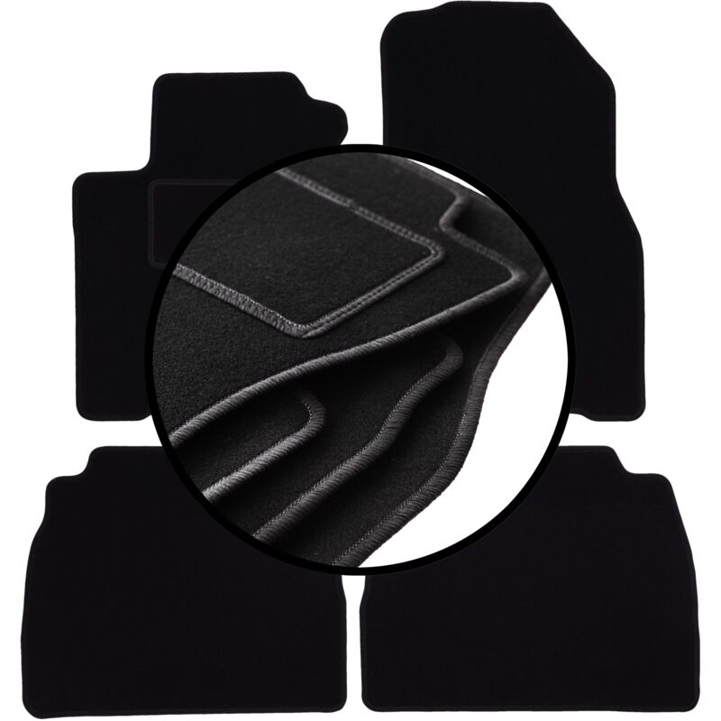 foto del prodotto set completo di tappetini in velluto per mercedes ml w163 suv 1998 2005 