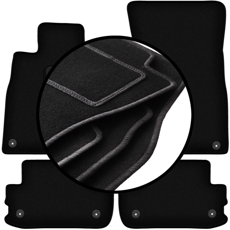 foto del prodotto set completo di tappetini in velluto per mercedes s w222 coup 2013 