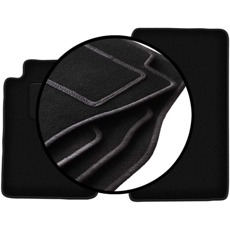 foto del prodotto set completo di tappetini in velluto per mercedes slk r170 cabrio 1996 2004 