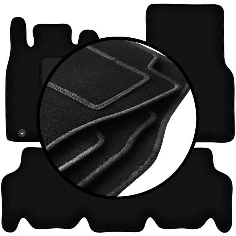 foto del prodotto set completo di tappetini in velluto per mercedes w168 con portellone posteriore 1997 2004 