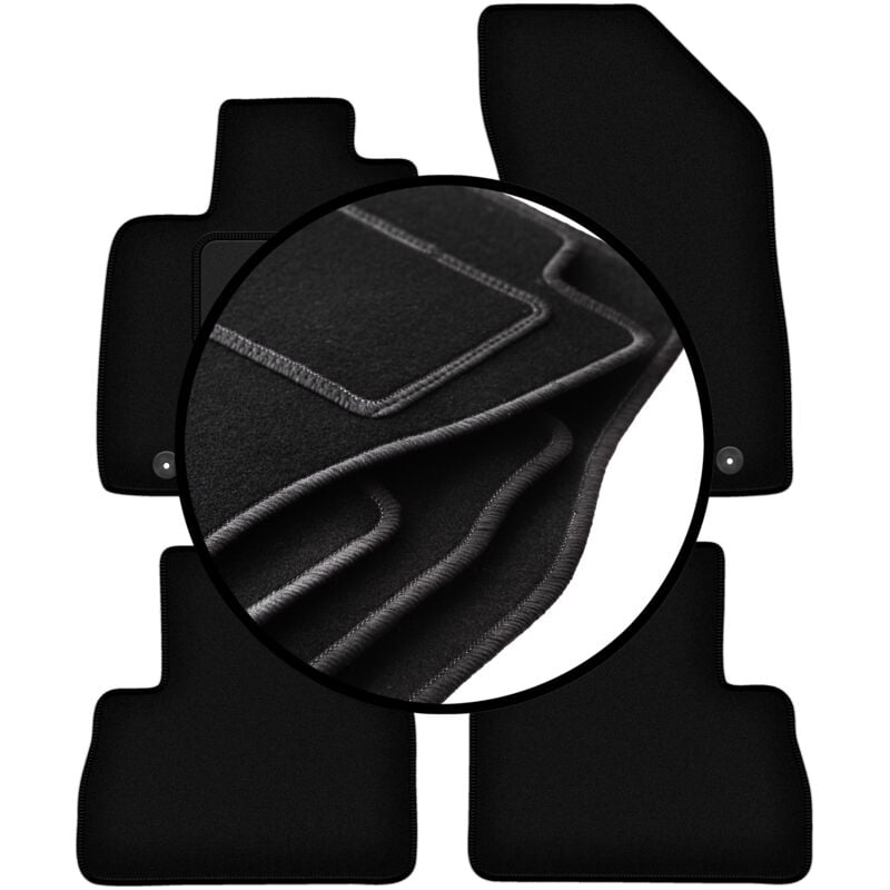 foto del prodotto set completo di tappetini in velluto per mg zs ev lf crossover 2019 