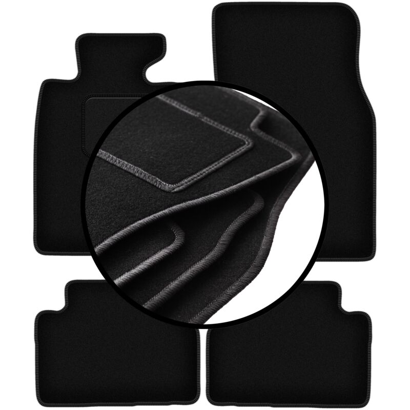 foto del prodotto set completo di tappetini in velluto per mini clubman r55 hatchback 2006 