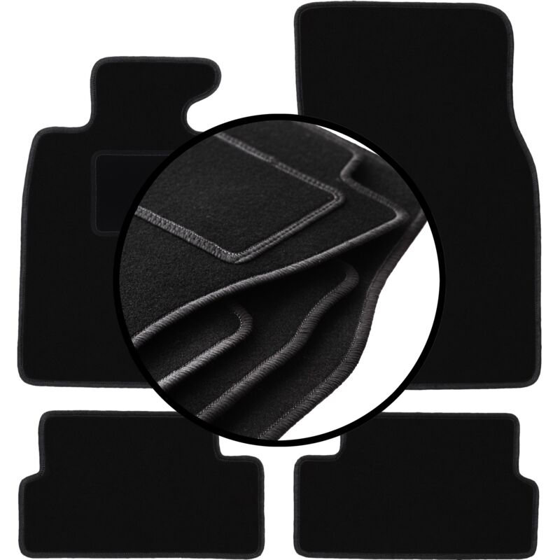 foto del prodotto set completo di tappetini in velluto per mini cooper ii r57 decappottabile 2006 2013 
