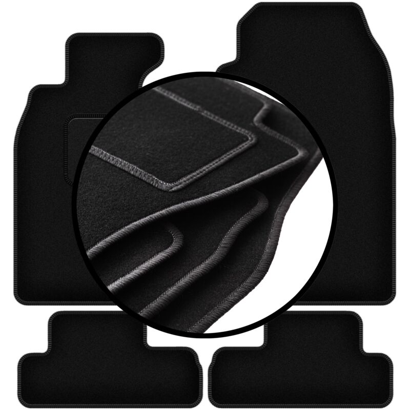 foto del prodotto set completo di tappetini in velluto per mini cooper r52 cabrio 2004 2008 