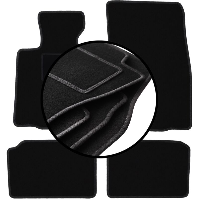 foto del prodotto set completo di tappetini in velluto per mini countryman r60 hatchback 2010 2017 