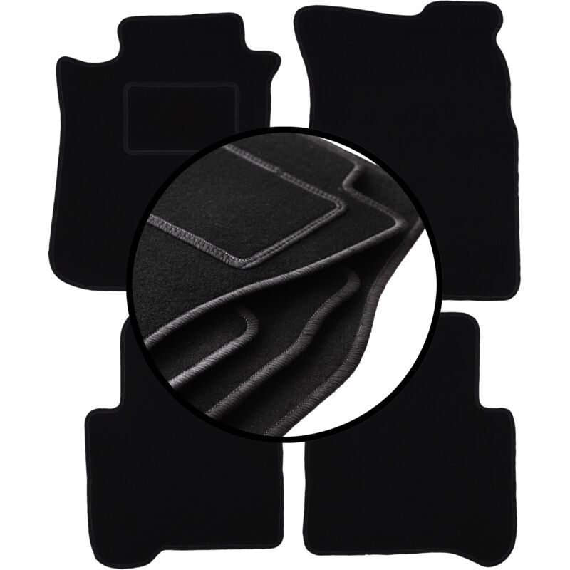 foto del prodotto set completo di tappetini in velluto per mitsubishi 3000gt coup 1994 2001 