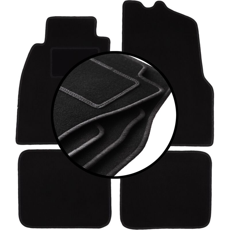 foto del prodotto set completo di tappetini in velluto per mitsubishi carisma berlina, liftback, hatchback 1995 2004 