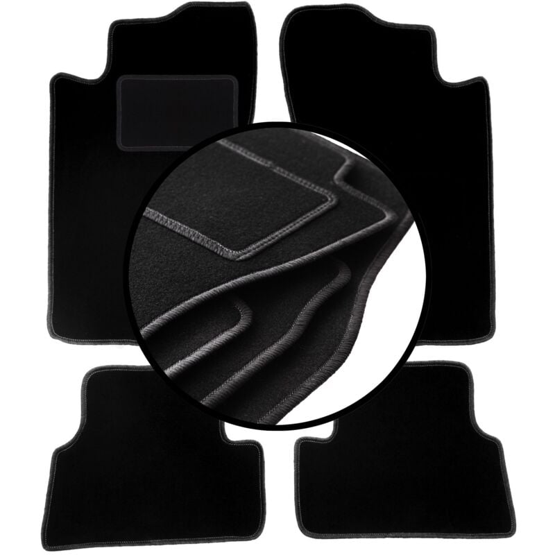foto del prodotto set completo di tappetini in velluto per mitsubishi eclipse 2g coup 1995 1999 