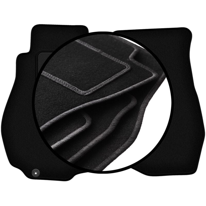 foto del prodotto set completo di tappetini in velluto per nissan 350z coup 2003 2009 